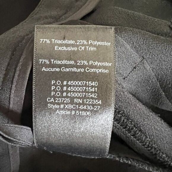 Aritzia Babaton Lazarus Black High Waist Wide Crop Culotte Pants - Picture 7 of 7